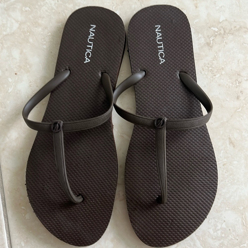 Nautica Summer Flip Flops Size 10